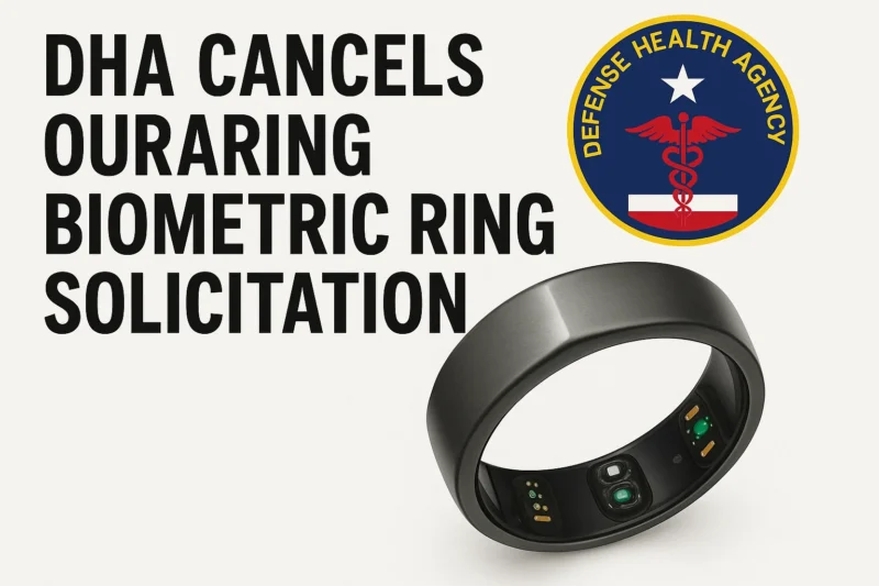 DHA Cancels OuraRing Biometric Ring Solicitation